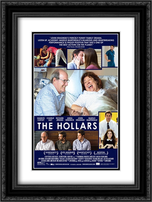 The Hollars 18x24 Black Ornate Wood Framed Movie Poster with Double Matting