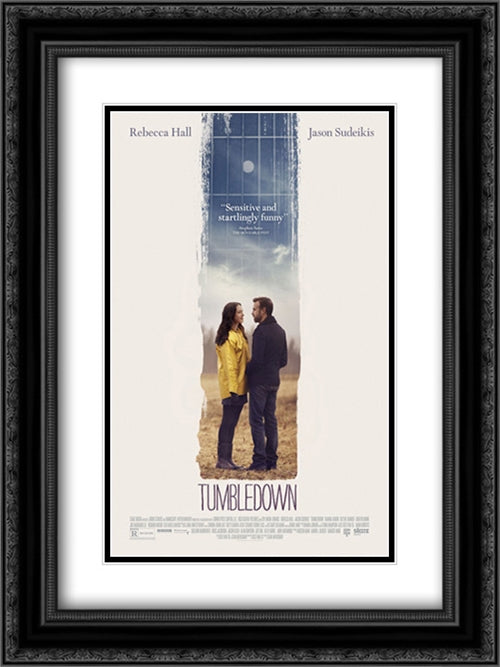 Tumbledown 18x24 Black Ornate Wood Framed Movie Poster with Double Matting