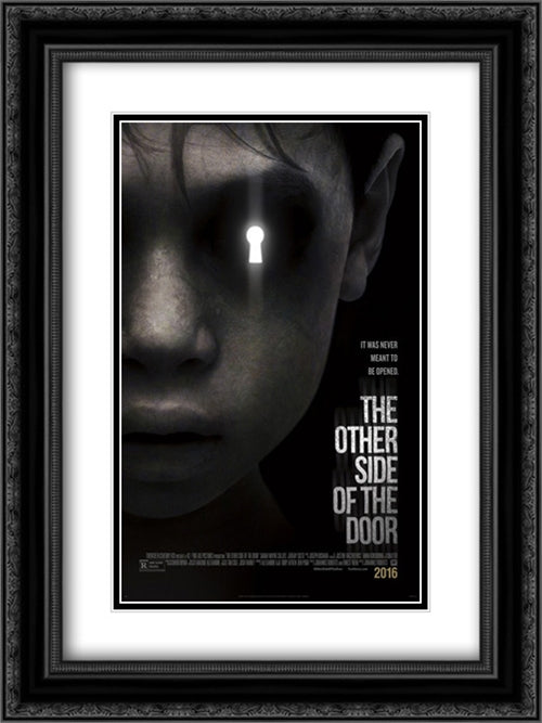 The Other Side of The Door 18x24 Black Ornate Wood Framed Movie Poster with Double Matting