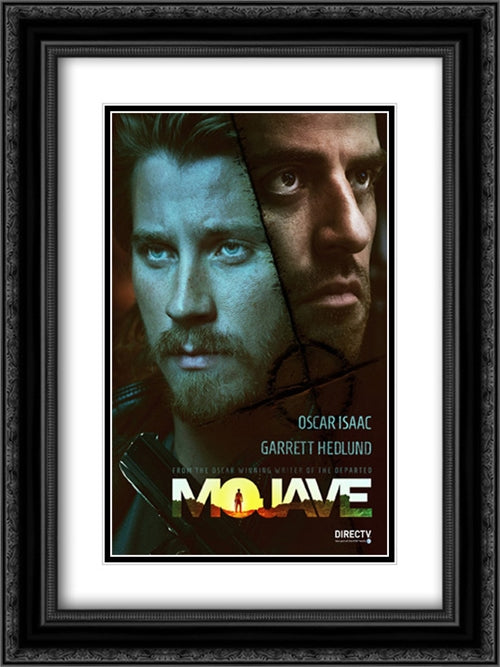 Mojave 18x24 Black Ornate Wood Framed Movie Poster with Double Matting