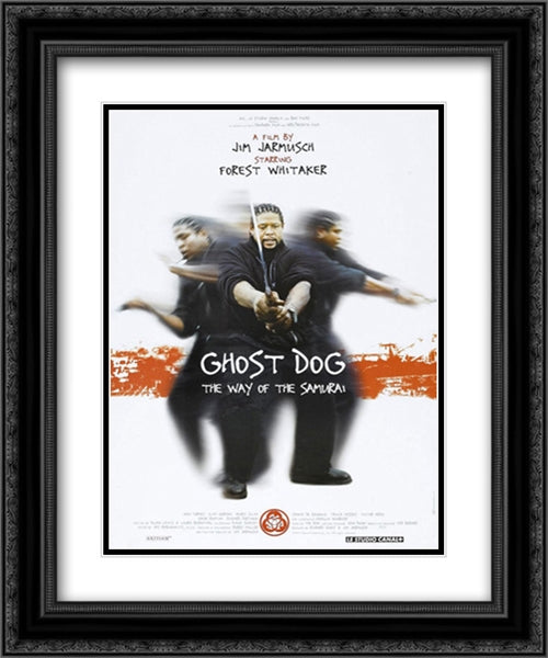 Ghost Dog: The Way of the Samurai 20x24 Black Ornate Wood Framed Movie Poster with Double Matting