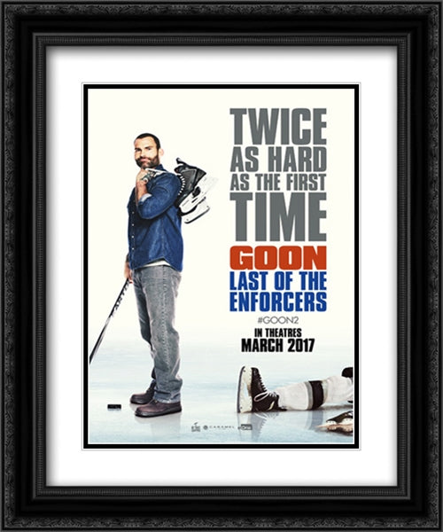 Goon: Last of the Enforcers 20x24 Black Ornate Wood Framed Movie Poster with Double Matting