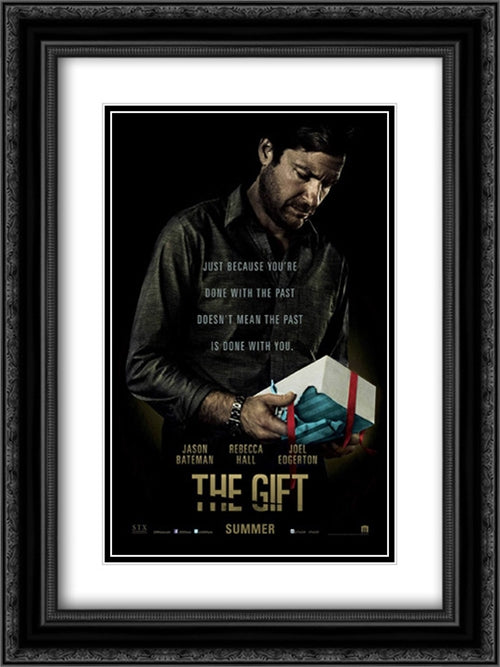 The Gift 18x24 Black Ornate Wood Framed Movie Poster with Double Matting