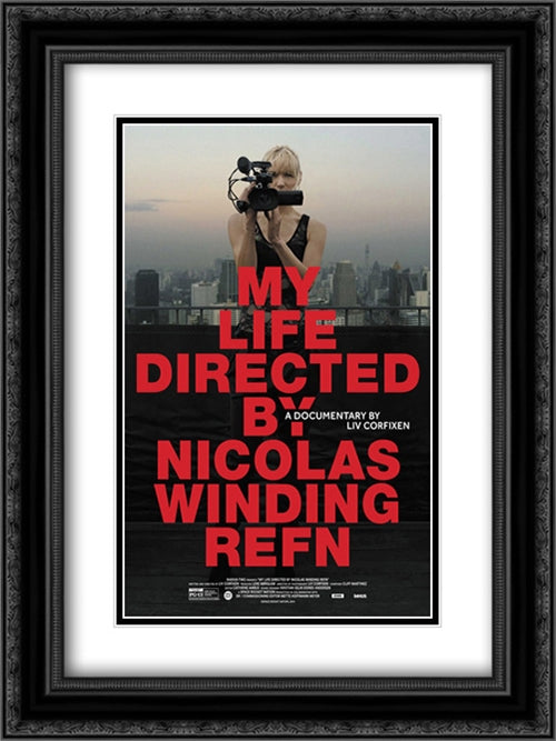 My Life Directed by Nicolas Refn 18x24 Black Ornate Wood Framed Movie Poster with Double Matting