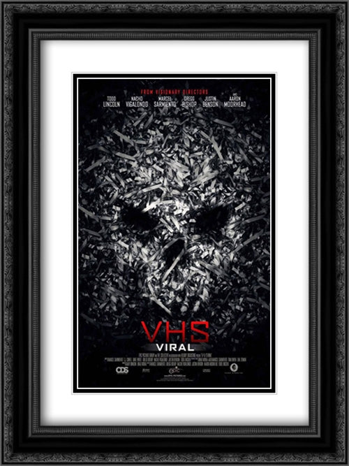 V/H/S: Viral 18x24 Black Ornate Wood Framed Movie Poster with Double Matting