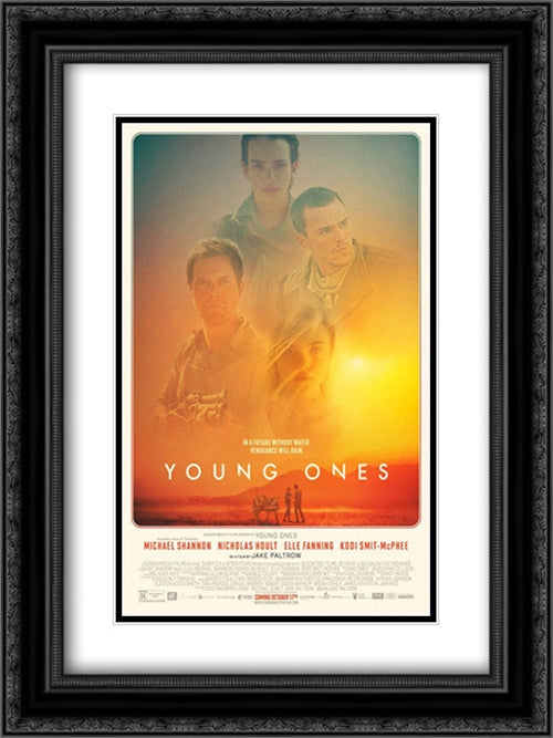 Young Ones 18x24 Black Ornate Wood Framed Movie Poster with Double Matting