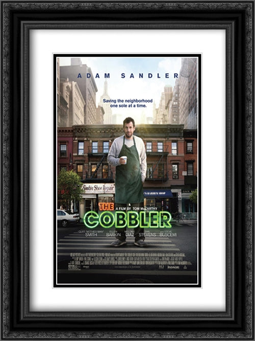 The Cobbler 18x24 Black Ornate Wood Framed Movie Poster with Double Matting