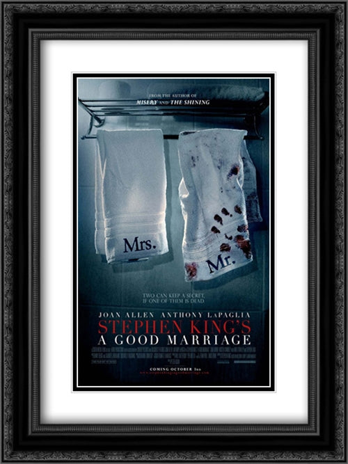 A Good Marriage 18x24 Black Ornate Wood Framed Movie Poster with Double Matting