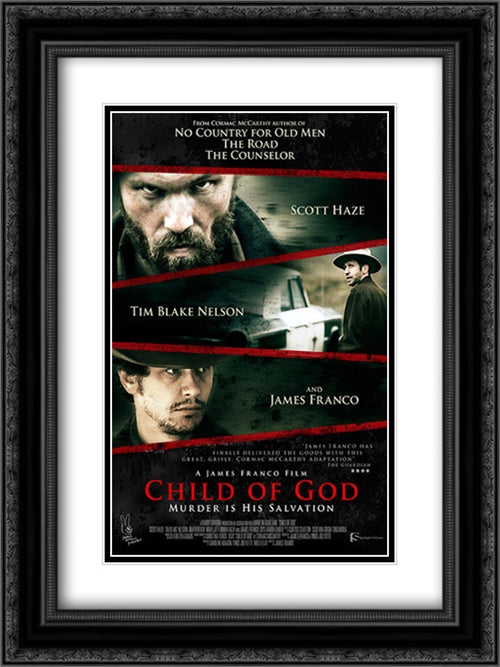 Child of God 18x24 Black Ornate Wood Framed Movie Poster with Double Matting