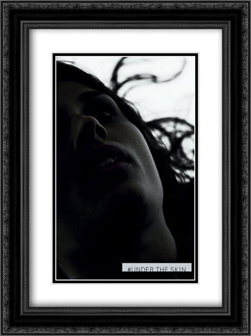 Under the skin 18x24 Black Ornate Wood Framed Movie Poster with Double Matting