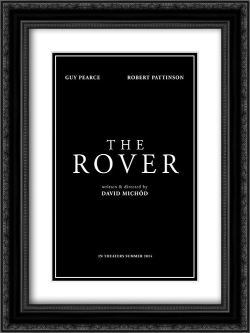 The Rover 18x24 Black Ornate Wood Framed Movie Poster with Double Matting