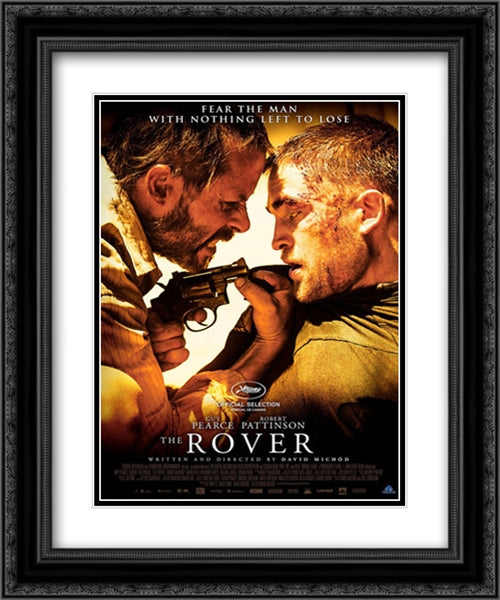 The Rover 20x24 Black Ornate Wood Framed Movie Poster with Double Matting