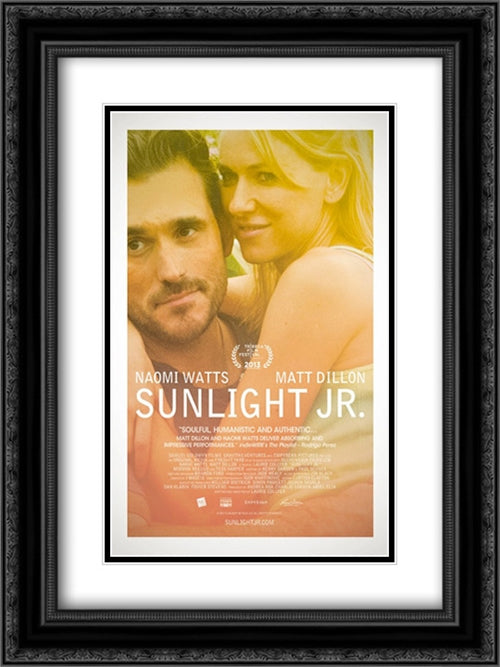 Sunlight Jr. 18x24 Black Ornate Wood Framed Movie Poster with Double Matting