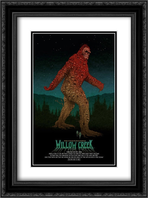 Willow Creek 18x24 Black Ornate Wood Framed Movie Poster with Double Matting