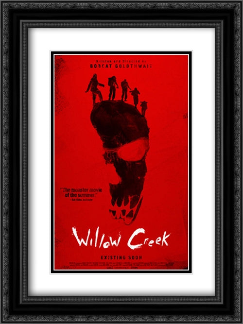 Big Bad Wolves 18x24 Black Ornate Wood Framed Movie Poster with Double Matting