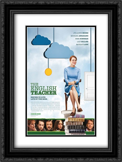 The English Teacher 18x24 Black Ornate Wood Framed Movie Poster with Double Matting