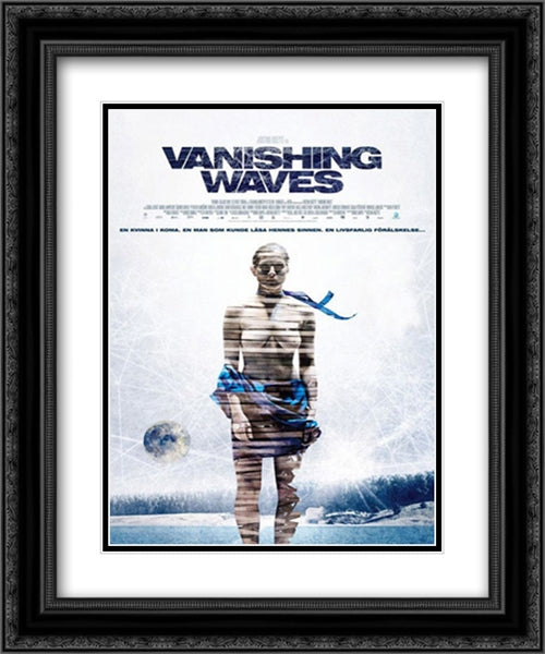 Vanishing Waves 20x24 Black Ornate Wood Framed Movie Poster with Double Matting