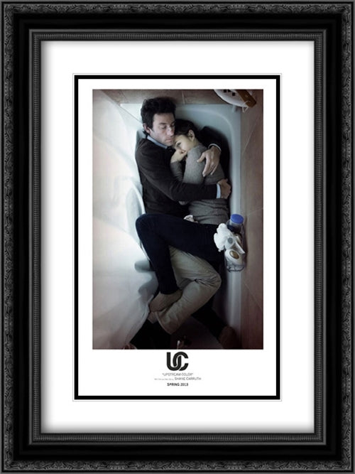 Upstream Color 18x24 Black Ornate Wood Framed Movie Poster with Double Matting