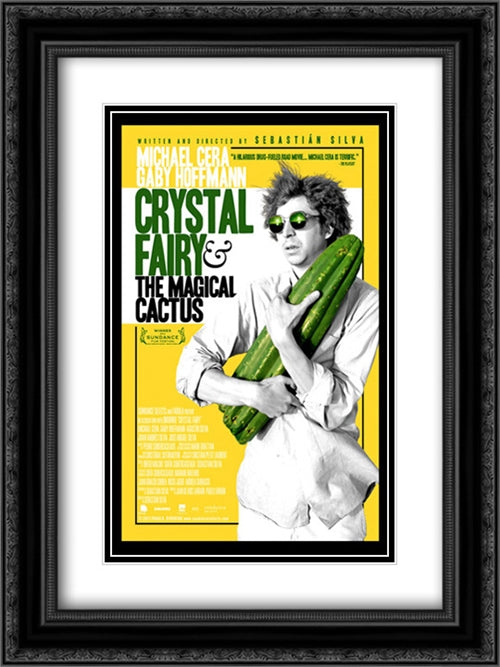 Crystal Fairy 18x24 Black Ornate Wood Framed Movie Poster with Double Matting