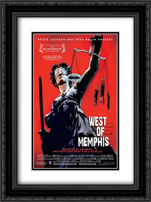 West of Memphis 18x24 Black Ornate Wood Framed Movie Poster with Double Matting