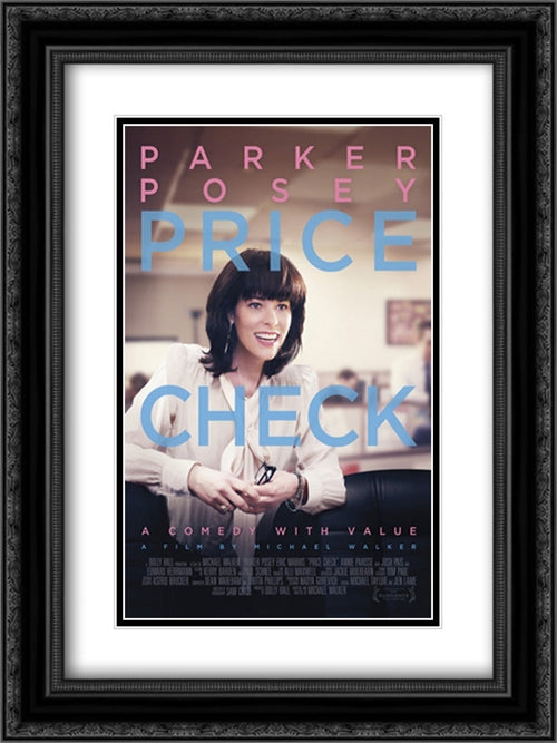Price Check 18x24 Black Ornate Wood Framed Movie Poster with Double Matting