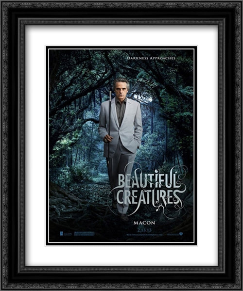 Beautiful Creatures 20x24 Black Ornate Wood Framed Movie Poster with Double Matting