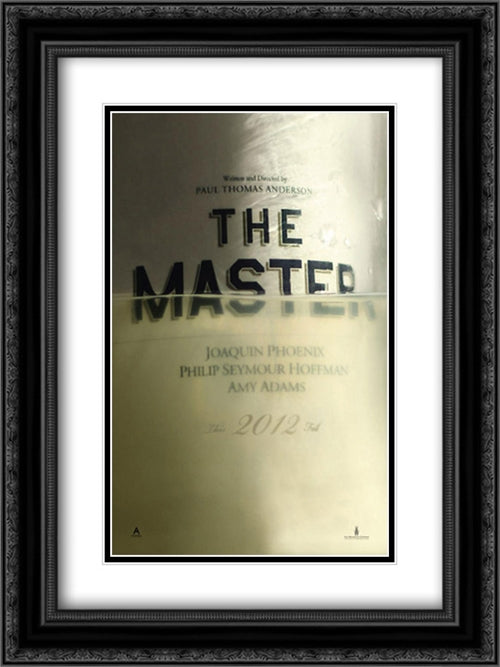 The Master 18x24 Black Ornate Wood Framed Movie Poster with Double Matting