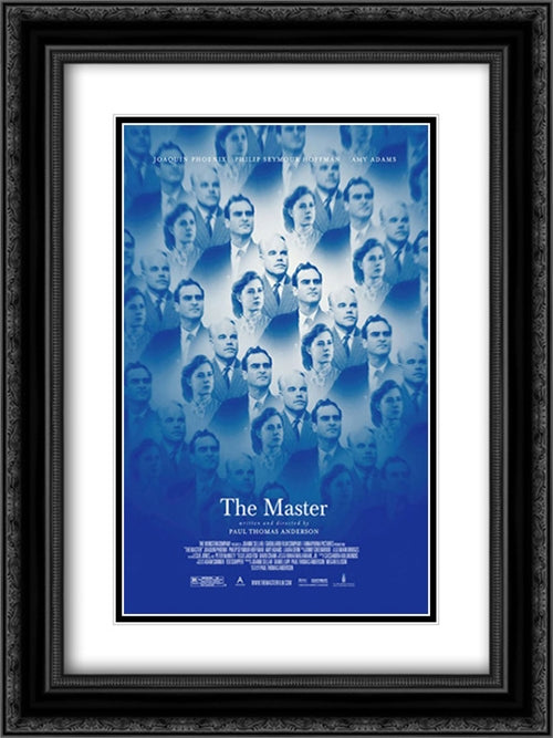 The Master 18x24 Black Ornate Wood Framed Movie Poster with Double Matting