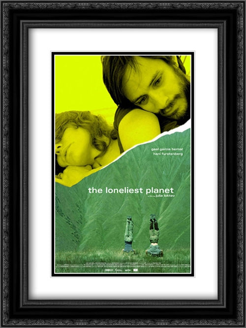 The Loneliest Planet 18x24 Black Ornate Wood Framed Movie Poster with Double Matting