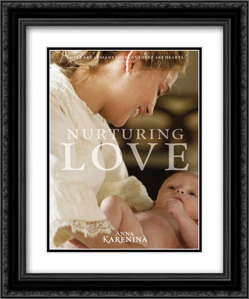 Anna Karenina 20x24 Black Ornate Wood Framed Movie Poster with Double Matting