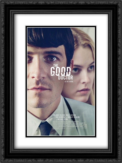 The Good Doctor 18x24 Black Ornate Wood Framed Movie Poster with Double Matting