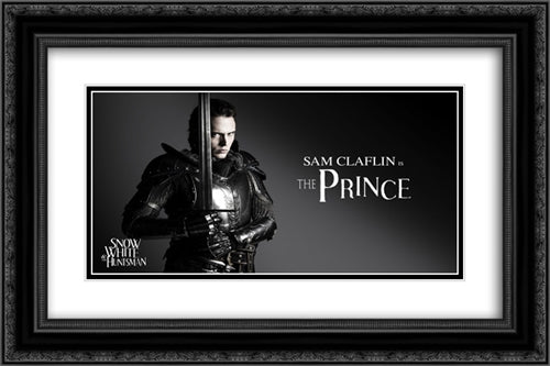 Snow White and the Huntsman 24x16 Black Ornate Wood Framed Movie Poster with Double Matting