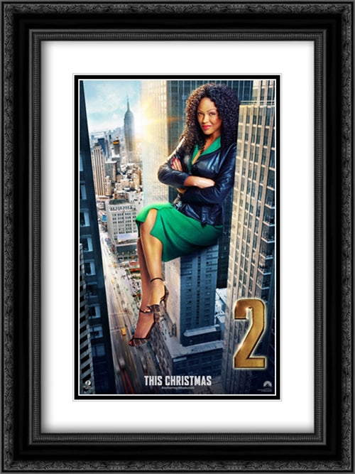 Anchorman 2: The Legend Continues 18x24 Black Ornate Wood Framed Movie Poster with Double Matting