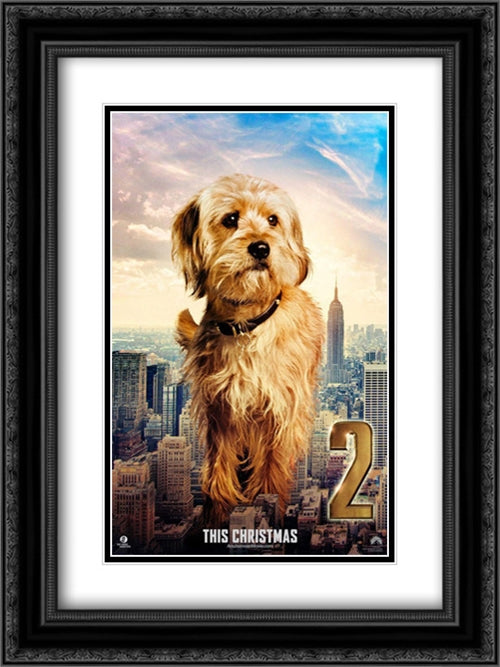 Anchorman 2: The Legend Continues 18x24 Black Ornate Wood Framed Movie Poster with Double Matting