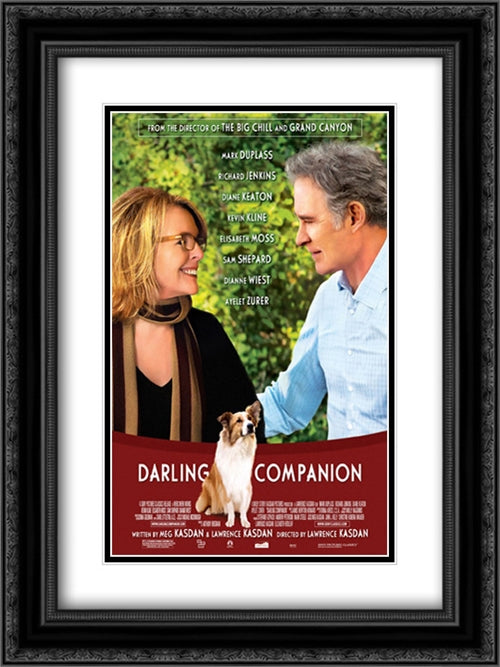 Darling Companion 18x24 Black Ornate Wood Framed Movie Poster with Double Matting