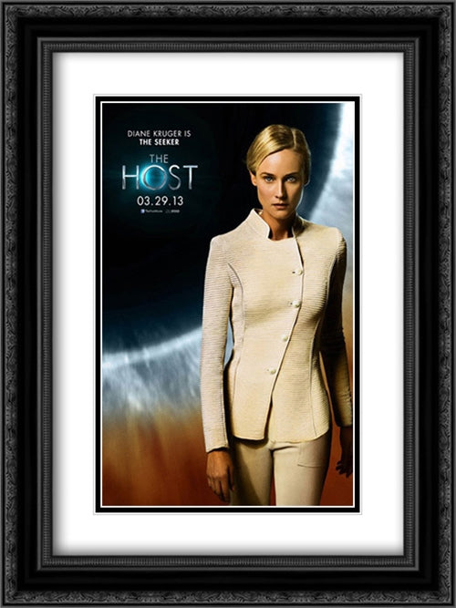 The Host 18x24 Black Ornate Wood Framed Movie Poster with Double Matting