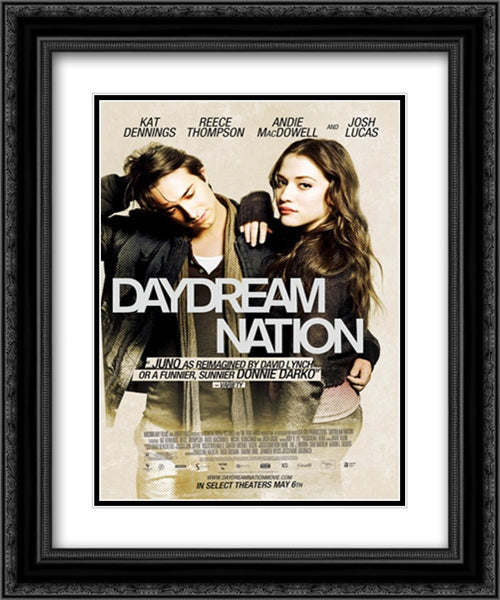 Daydream Nation 20x24 Black Ornate Wood Framed Movie Poster with Double Matting