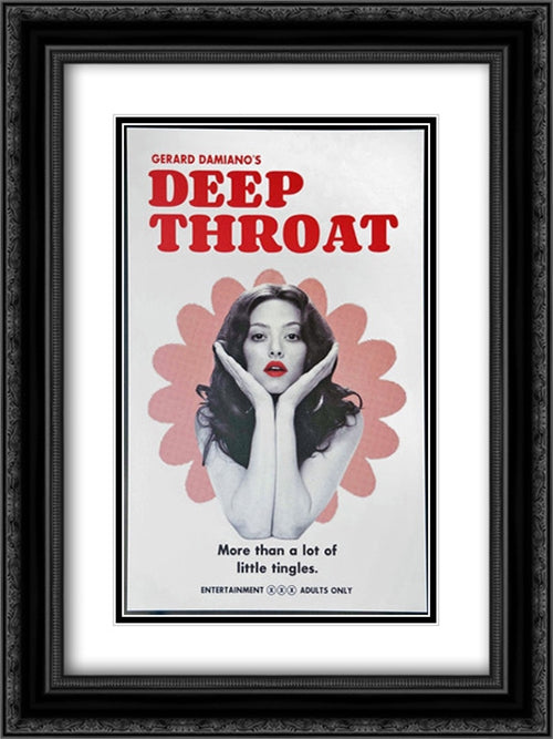 Lovelace 18x24 Black Ornate Wood Framed Movie Poster with Double Matting
