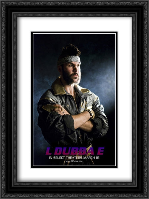 The FP 18x24 Black Ornate Wood Framed Movie Poster with Double Matting