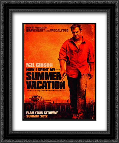 Get the Gringo 20x24 Black Ornate Wood Framed Movie Poster with Double Matting