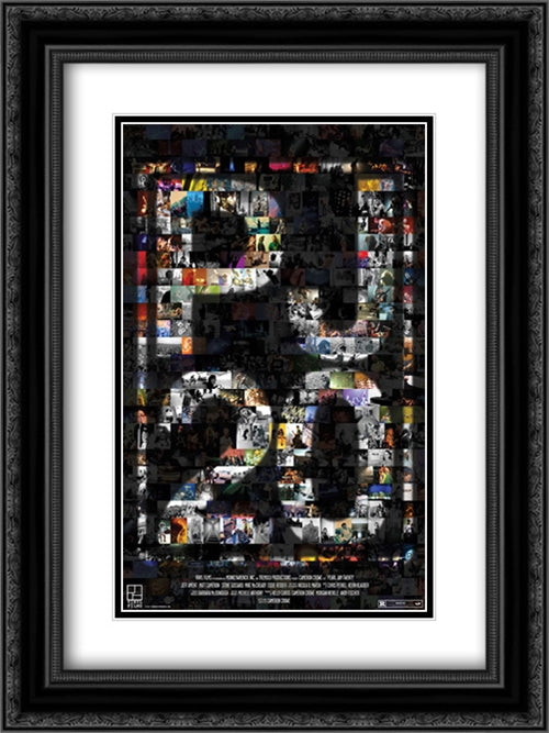 Pearl Jam Twenty 18x24 Black Ornate Wood Framed Movie Poster with Double Matting