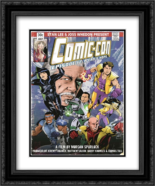 Comic Con Episode Four: A Fan's Hope 20x24 Black Ornate Wood Framed Movie Poster with Double Matting