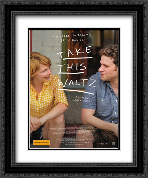 Take This Waltz 20x24 Black Ornate Wood Framed Movie Poster with Double Matting