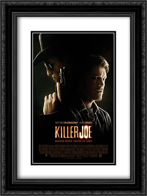 Killer Joe 18x24 Black Ornate Wood Framed Movie Poster with Double Matting