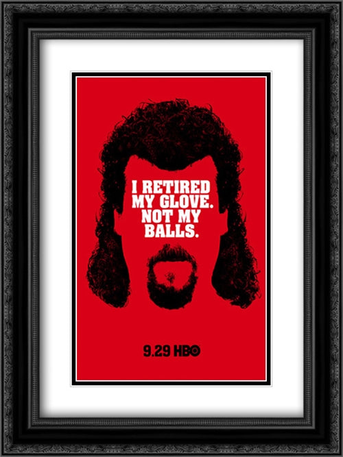 Eastbound and Down TV Series Show 18x24 Black Ornate Wood Framed Movie Poster with Double Matting