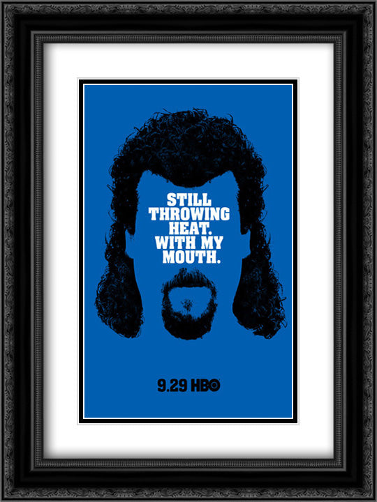 Eastbound and Down TV Series Show 18x24 Black Ornate Wood Framed Movie Poster with Double Matting