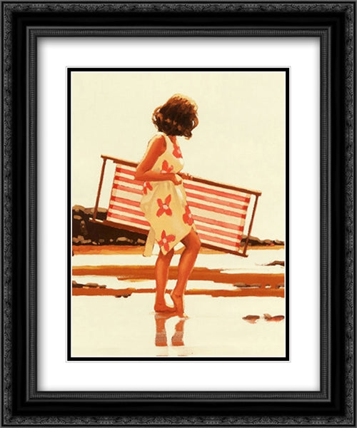 Sweet Bird of Youth (Study) 16x20 Black Ornate Wood Framed Art Print Poster with Double Matting by Vettriano, Jack