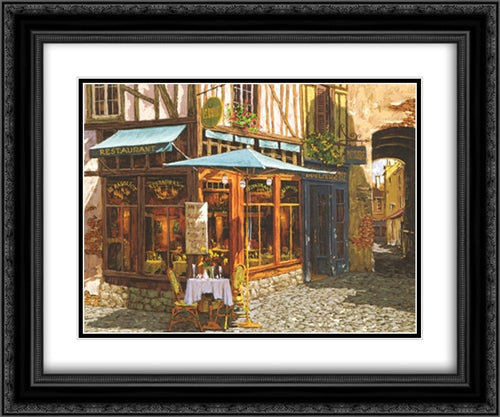 Le Raboliot 21x17 Black Ornate Wood Framed Art Print Poster with Double Matting by Shvaiko, Viktor