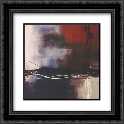 Prelude in Rust III 16x20 Black Ornate Wood Framed Art Print Poster with Double Matting by Maitland, Laurie