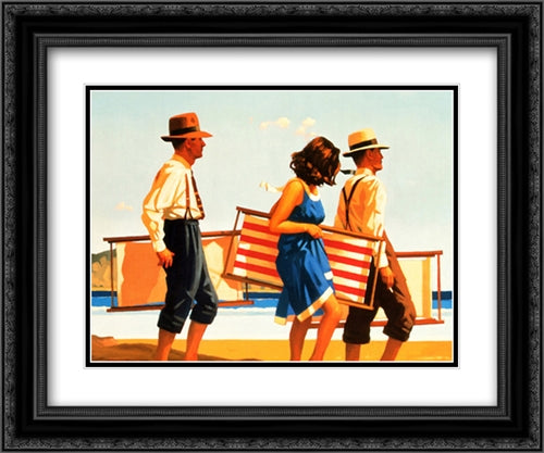 Sweet Bird Of Youth 2x Matted 20x24 Black Ornate Wood Framed Art Print Poster with Double Matting by Vettriano, Jack